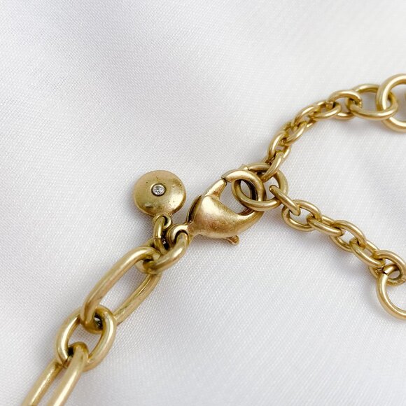 J. Crew Blue Green Yellow Ombre Chunky Rhinestone Gem Jewel Statement Necklace - Picture 10 of 13